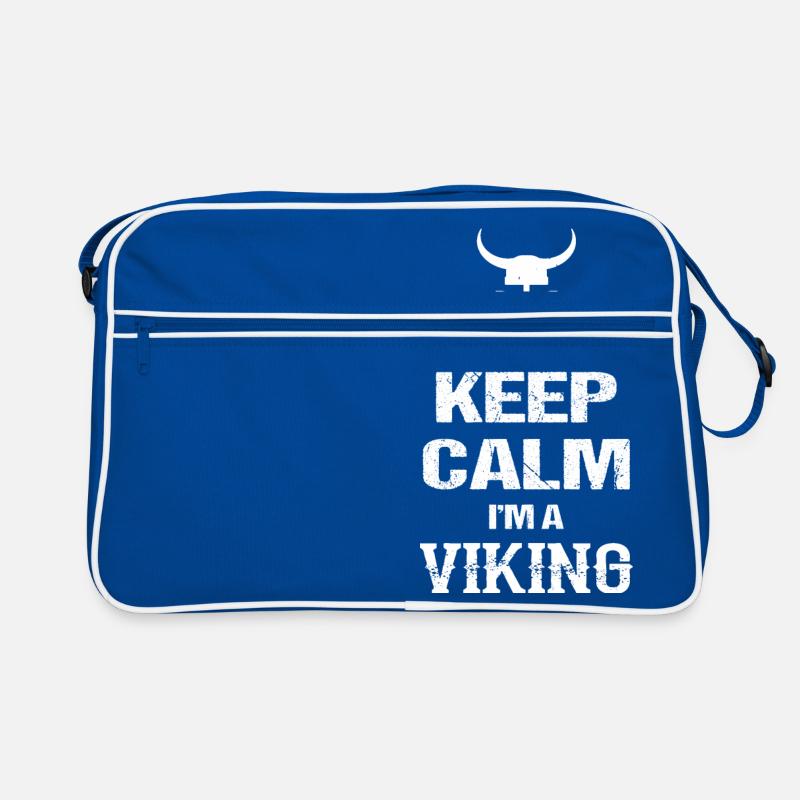 Keep Calm I m A Viking Ich bin ein Wikinger Retro Tasche