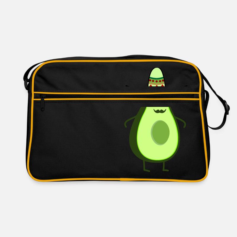 Funny mexico avocado Retro Bag