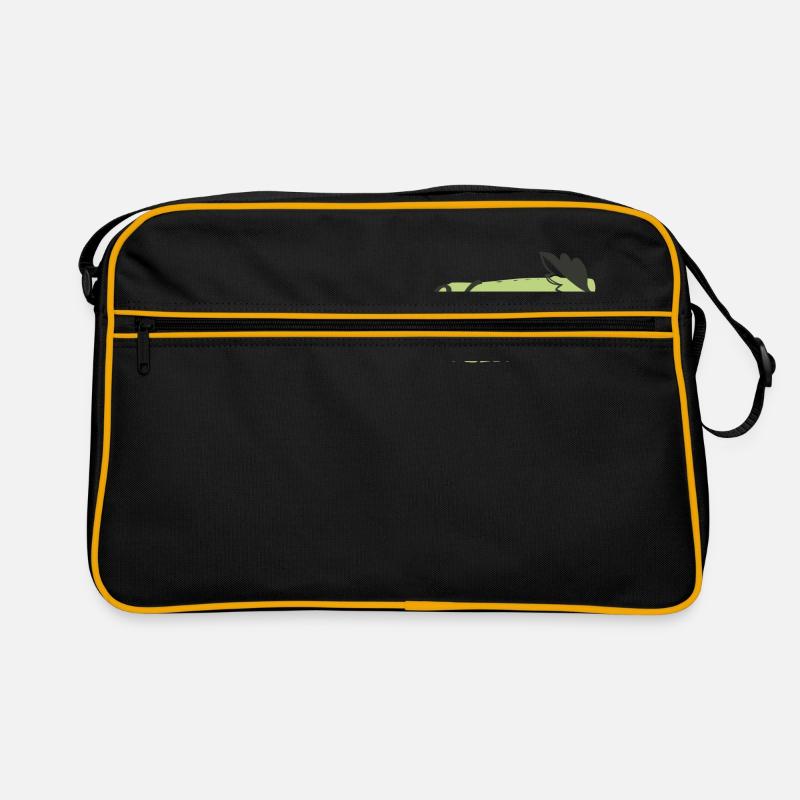 Veganer Vegetarier Tierschutz Geschenkidee Retro Tasche