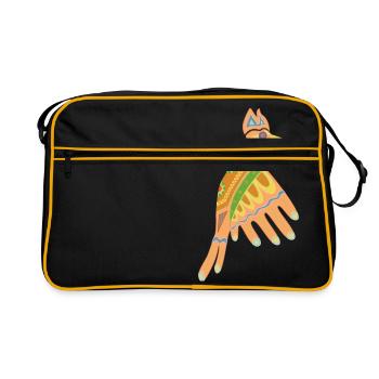 pivert - Sac Retro - noir/or - Devant