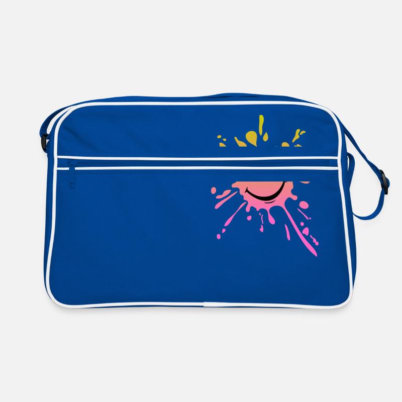 Emoji Éclaboussure de couleur Sac Retro