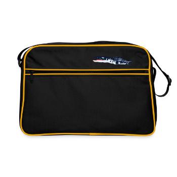 Dino 301 - Retro Bag - black/gold - Front