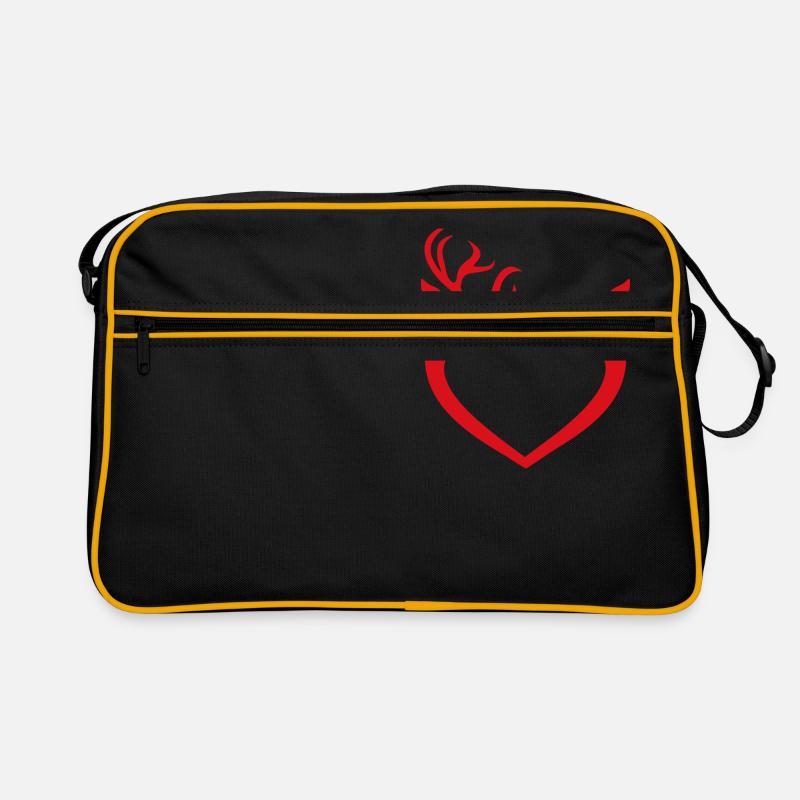 Rentier-Liebe Retro Tasche