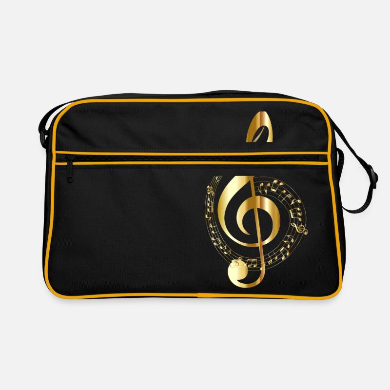d'or formant clé Sac Retro