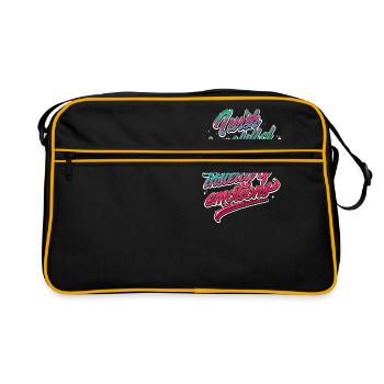 I Wish I Was Full Of Burritos Instead Of Emotions - Retro Bag - black/gold - Front