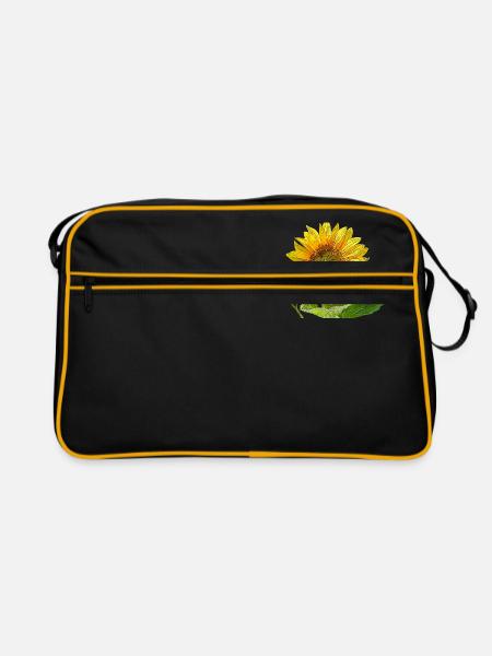 Sunflower - Retro Bag - black/gold - Front