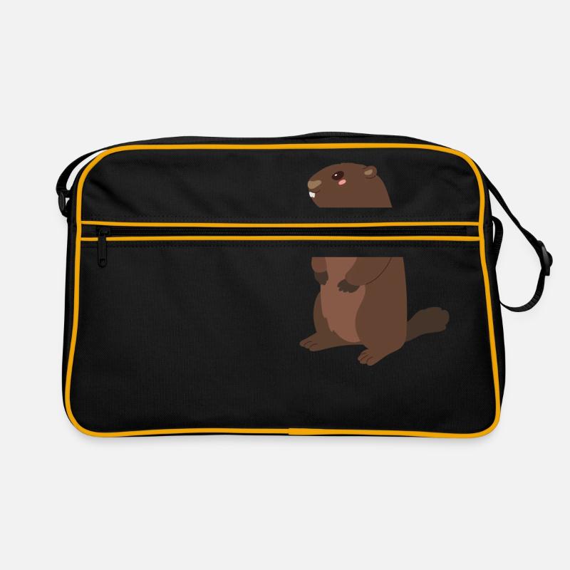 Murmeltier Retro Tasche
