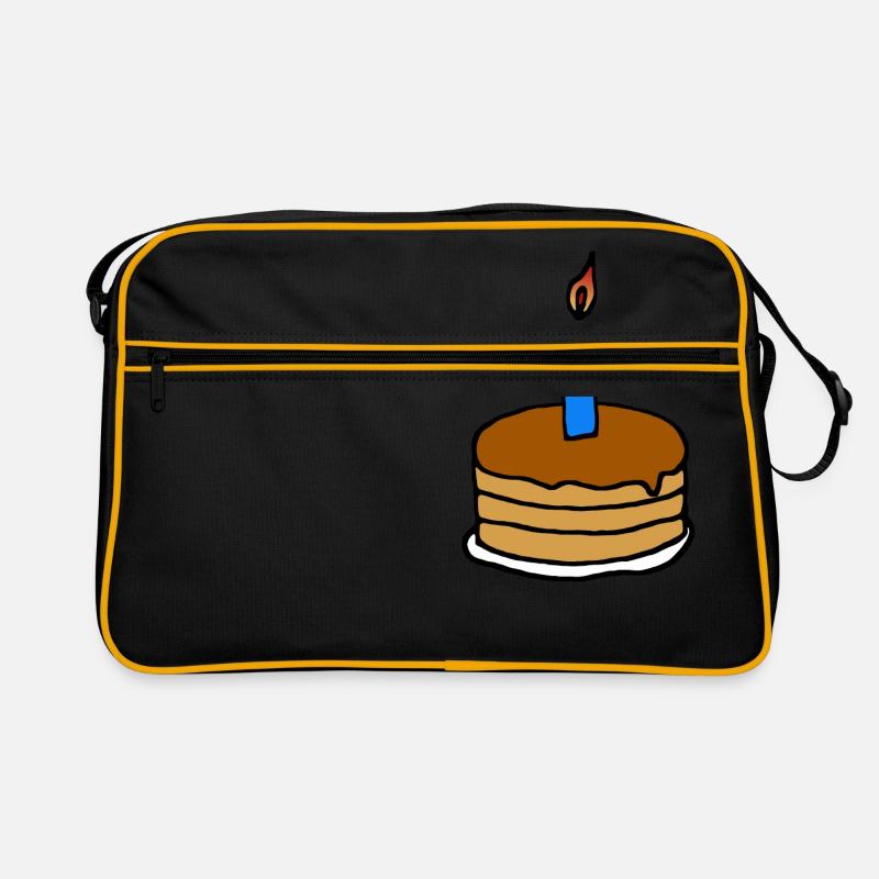 Geburtstagskuchen Comic-Design Junge blau Retro Tasche