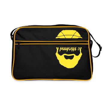 Playoffs ! Yellow - Sac Retro - noir/or - Devant