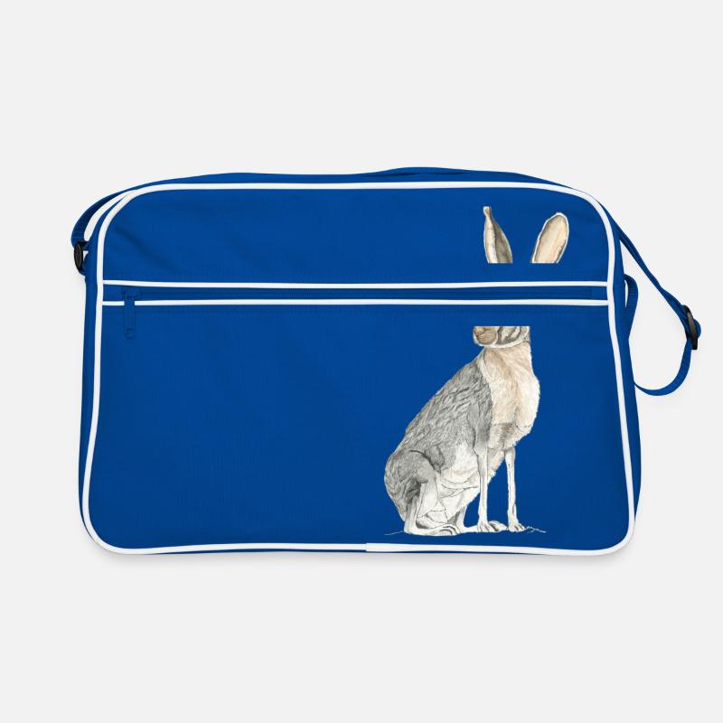 Rabbit with long spoons Retro Bag