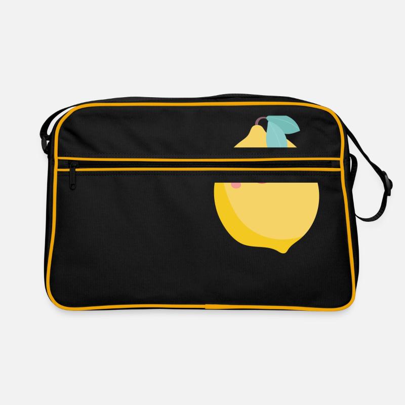 Zitrone Retro Tasche
