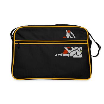 AMOUR ÉTERNEL - Sac Retro - noir/or - Devant