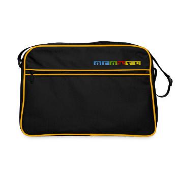 AMAZIGH - Sac Retro - noir/or - Devant