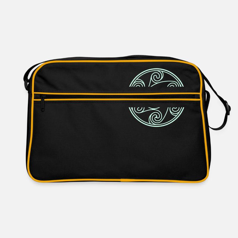 Raeder - Retro Tasche - Schwarz/Gold