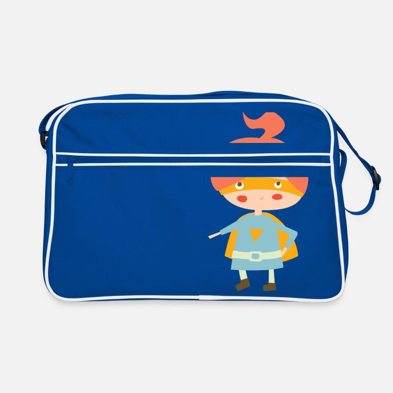Superheldin Retro Tasche