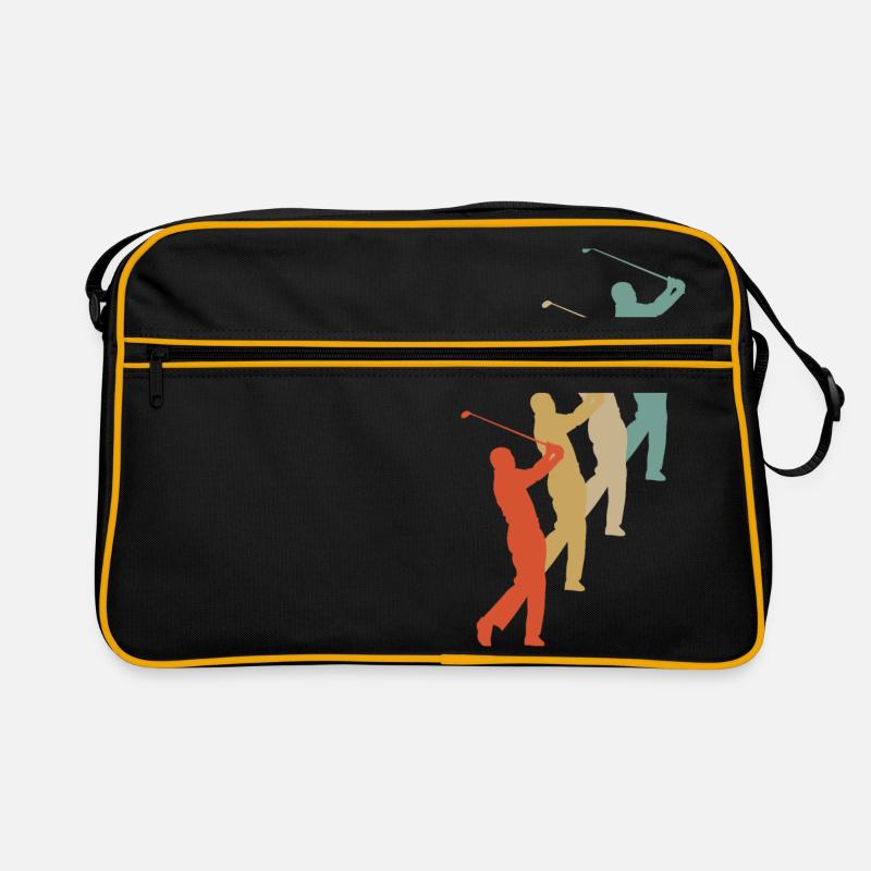 Golfeur rétro de golf de golf de style vintage Sac Retro