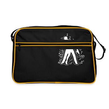 Bachata je l'adore! - Sac Retro - noir/or - Devant