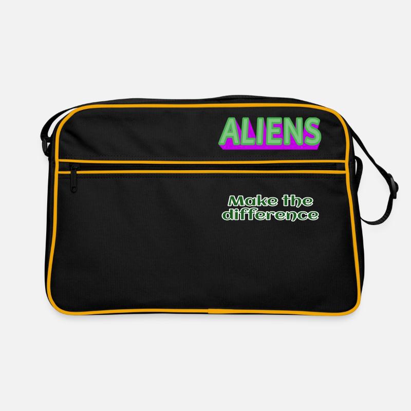 ALIENS Aliens make the difference without alien Retro Bag