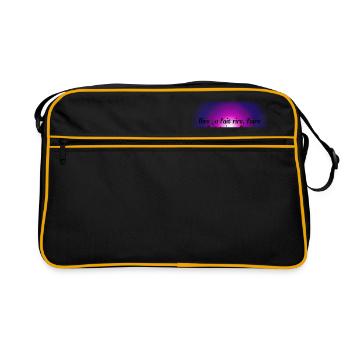Dire ça fait rire, faire ça fait taire - Sac Retro - noir/or - Devant