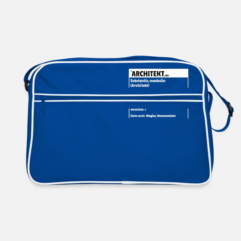 Architekt Definition Retro Tasche
