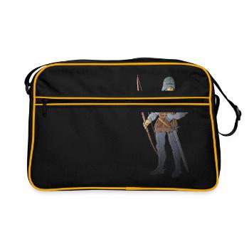 Archers Brace Yourselves patjila - Retro Tasche - Schwarz/Gold - Vorne