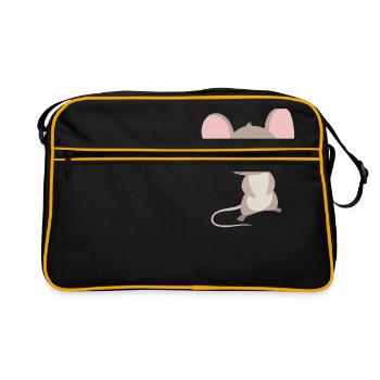 mouse - Retro Bag - black/gold - Front