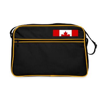 Special Canadian Flag Canada - Retro Bag - black/gold - Front