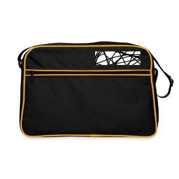 Modern Art! Gift Fashion Style - Retro Bag - black/gold - Front