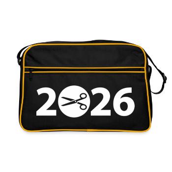 Tailor 2026, Handwork 2026 - Retro Bag - black/gold - Front
