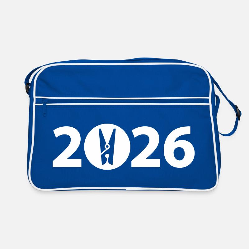 Clothespin, laundry 2026 Retro Bag