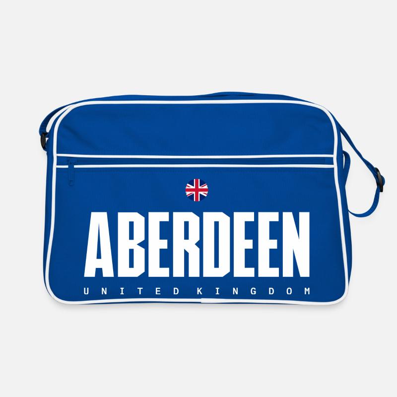 Écusson d’Aberdeen Drapeau du Royaume-Uni Sac Retro