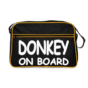 donkey - Retro Bag - black/gold - Front