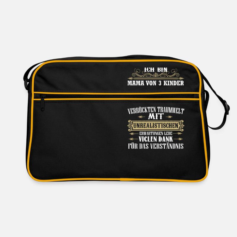 Mama drei Kinder Retro Tasche