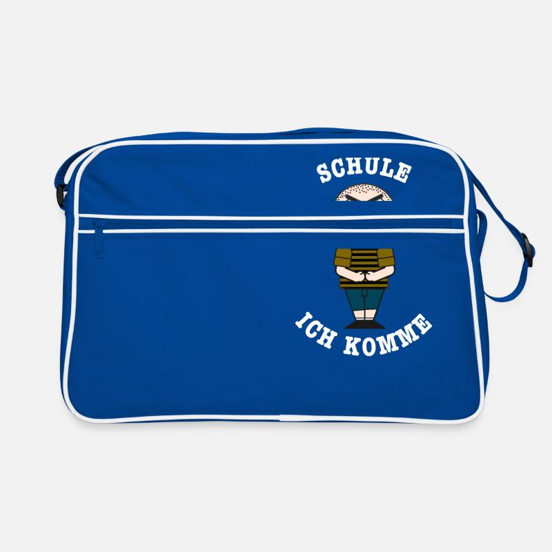 Schule ich komme, Einschulung Retro Tasche