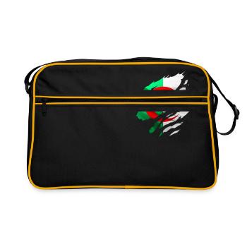 afrique algerie arabe - Sac Retro - noir/or - Devant