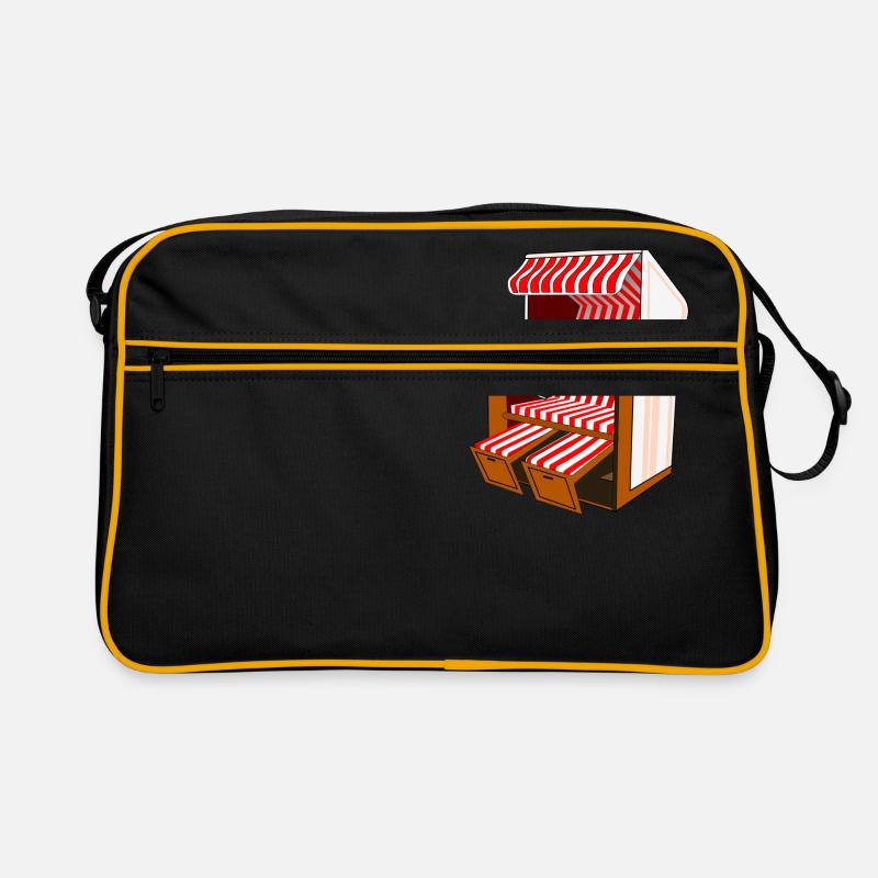 Strandkorb Retro Tasche