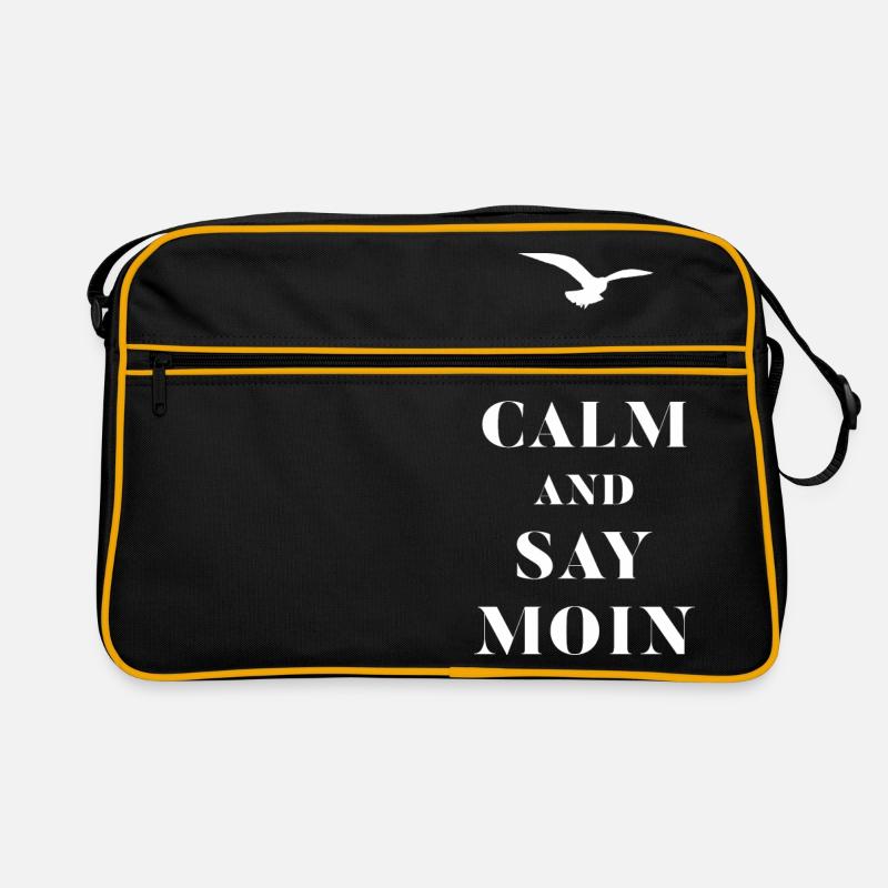 Gardez le calme et dire Moin Sac Retro