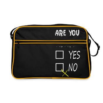 Are you drunk? - Sac Retro - noir/or - Devant