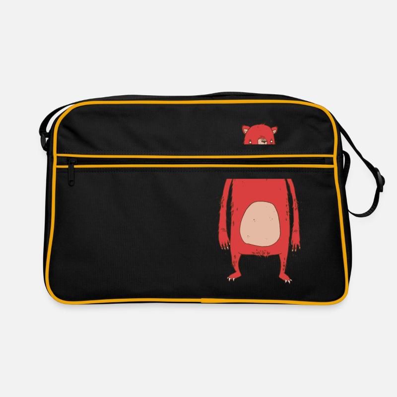 Ours rouge Sac Retro