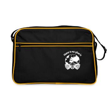 Conservation their is no plan B gift - Retro Bag - black/gold - Front