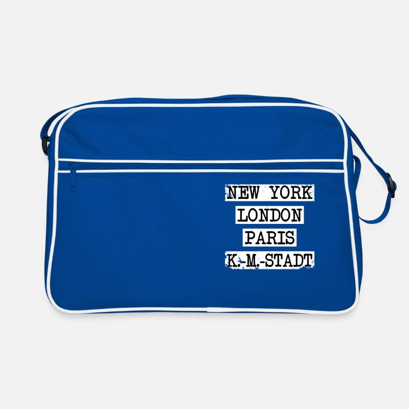 cool New York London Paris Chemnitz gift idea Retro Bag