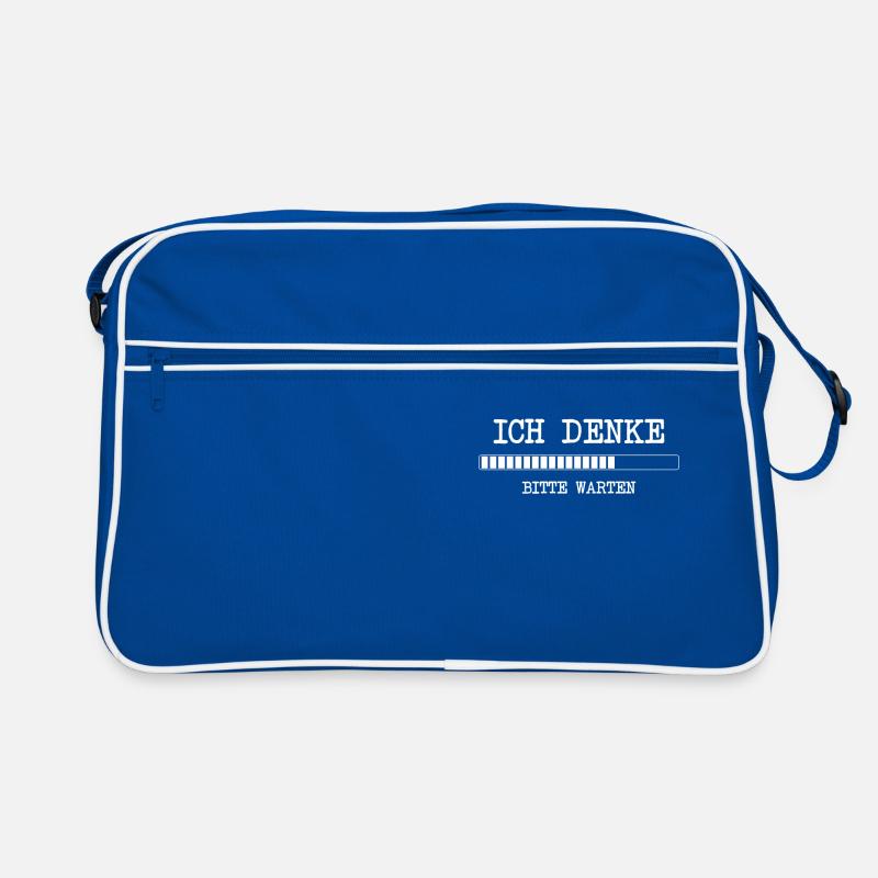 lustige Programmierer Ich denke bitte warten Idee Retro Tasche