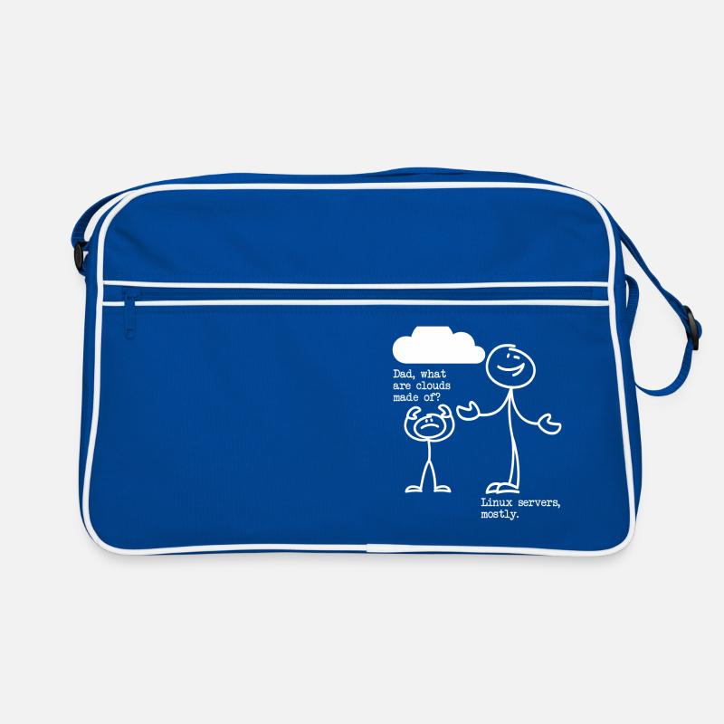 What are clouds made of? Linux servers mostly! Retro Tasche