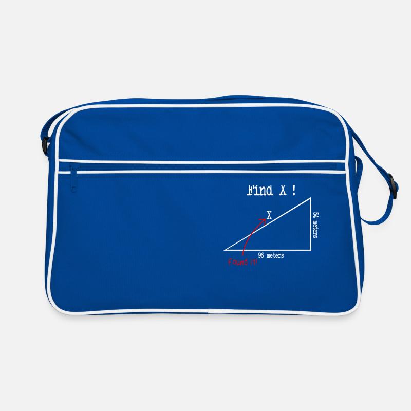 Math math meme Find X Found It pythagoras Retro Bag