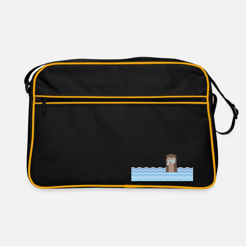 Otter Love Each Otter niedlich Tier Geschenkidee Retro Tasche