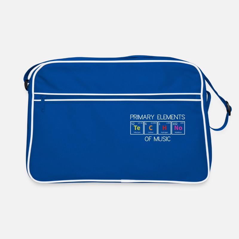 Techno Periodensystem Elemente Rave Techno Music Retro Tasche