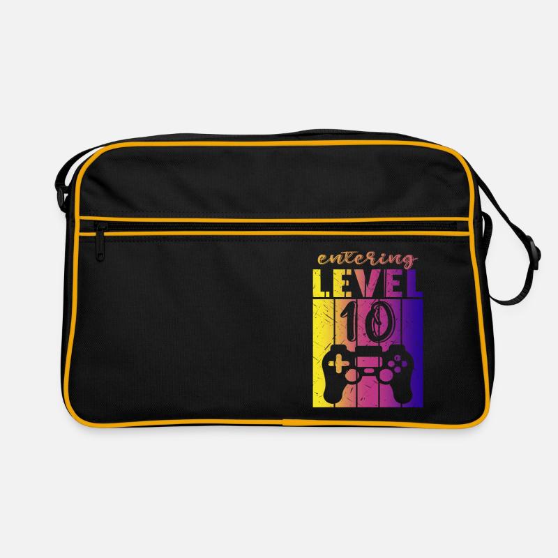 Level 10 Gaming Controller 10 anniversaire Sac Retro