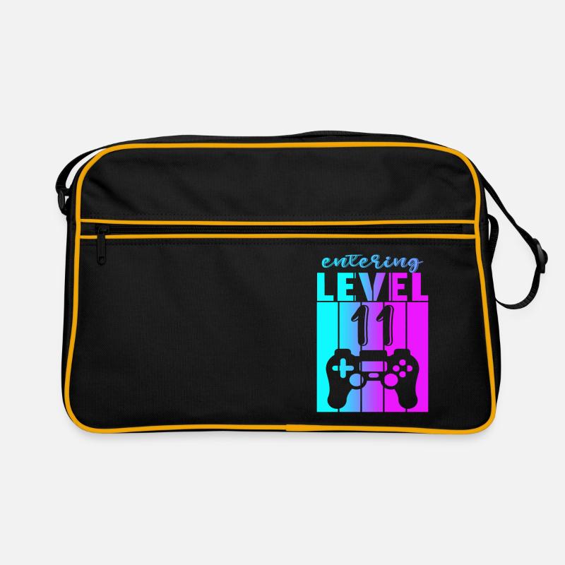 Level 11 Gaming Controller 11th Birthday Retro Bag