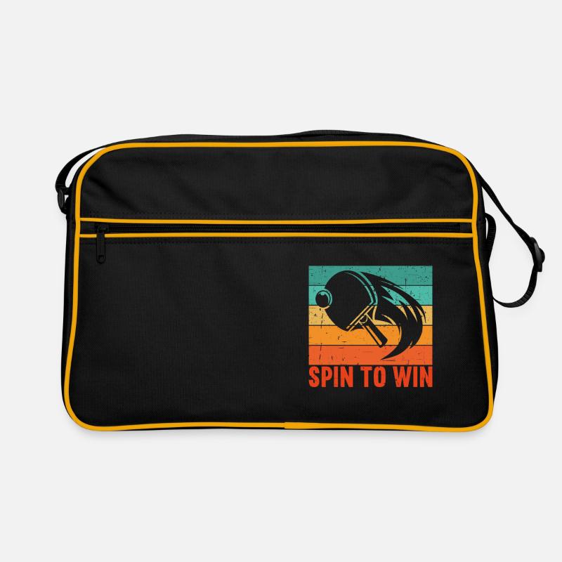 Table Tennis Spin to Win Player Player Retro Bag