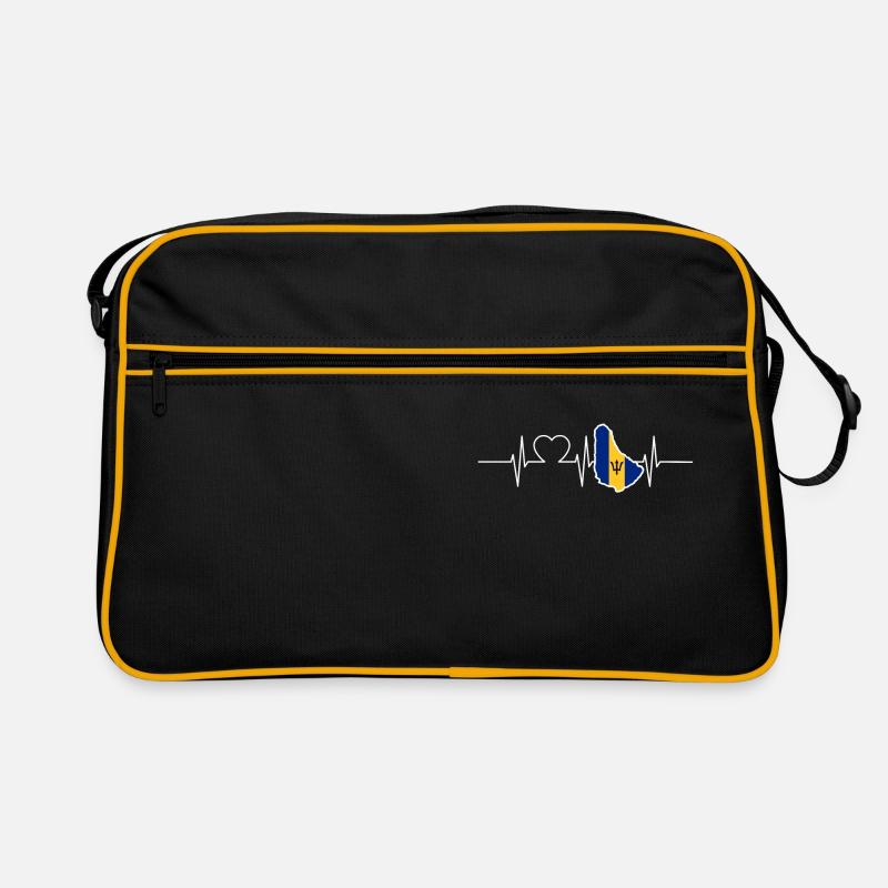 Drapeau De la Barbade Drapeau De la Barbade Sac Retro